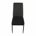 Casa si Gradina - Mobilier - Scaune si fotolii - Scaune - Scaun bucatarie, gri inchis/negru, ENRA - Infinity.ro