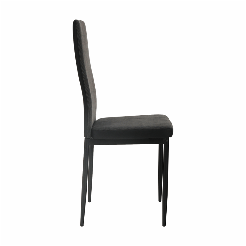 Casa si Gradina - Mobilier - Scaune si fotolii - Scaune - Scaun bucatarie, gri inchis/negru, ENRA - Infinity.ro