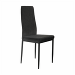 Casa si Gradina - Mobilier - Scaune si fotolii - Scaune - Scaun bucatarie, gri inchis/negru, ENRA - Infinity.ro