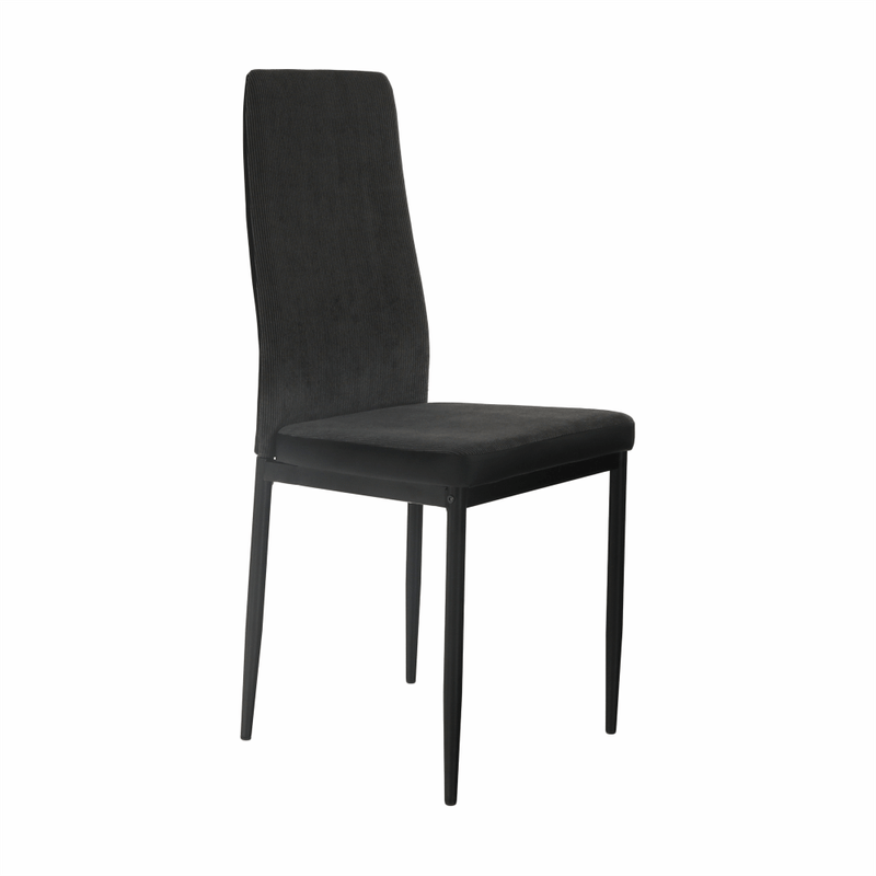 Casa si Gradina - Mobilier - Scaune si fotolii - Scaune - Scaun bucatarie, gri inchis/negru, ENRA - Infinity.ro