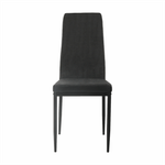 Casa si Gradina - Mobilier - Scaune si fotolii - Scaune - Scaun bucatarie, gri inchis/negru, ENRA - Infinity.ro