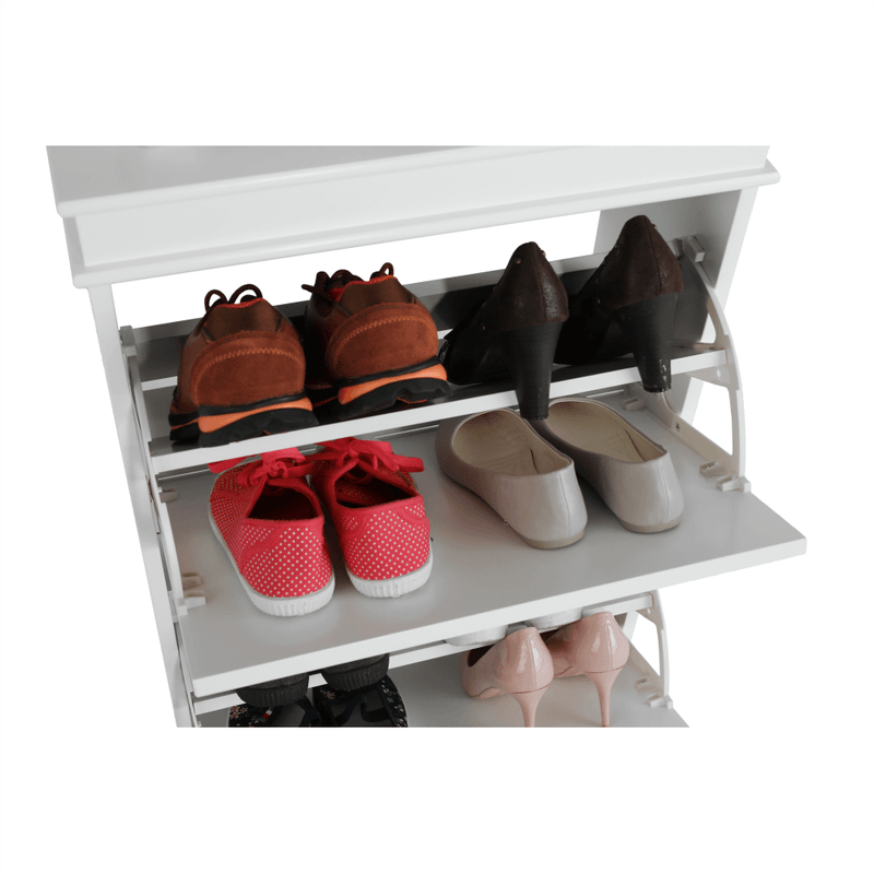 Casa si Gradina - Mobilier - Dulapuri si sifoniere - Dulapuri pantofi - Pantofar, 2 compartimente, alb, SEBER TYP 1 - Infinity.ro