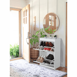 Casa si Gradina - Mobilier - Dulapuri si sifoniere - Dulapuri pantofi - Pantofar, 2 compartimente, alb, SEBER TYP 1 - Infinity.ro