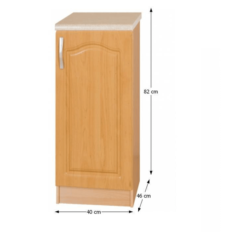 Casa si Gradina - Mobilier - Dulapuri si sifoniere - Dulapuri - Dulap bucatarie, arin, de dreapta, LORA MDF NEW KLASIK S41 - Infinity.ro