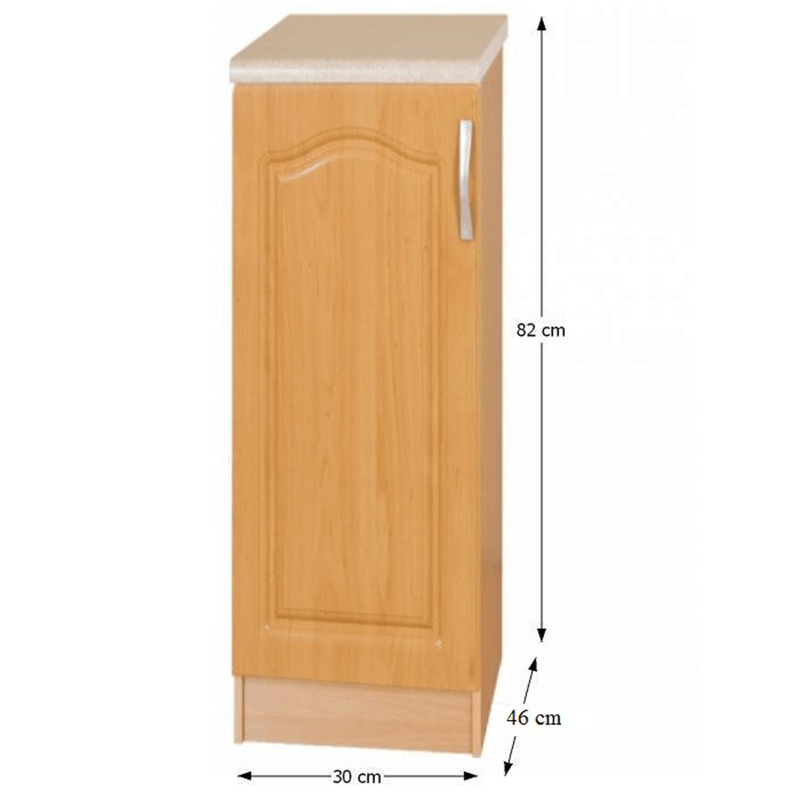 Casa si Gradina - Mobilier - Dulapuri si sifoniere - Dulapuri - Dulap bucatarie, arin, de stanga, LORA MDF NEW KLASIK S31 - Infinity.ro
