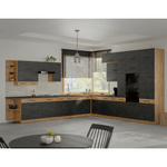 Casa si Gradina - Mobilier - Dulapuri si sifoniere - Dulapuri - Dulap superior, stejar lancelot/gri mat, VEGA 40 G-72 1F - Infinity.ro
