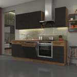 Casa si Gradina - Mobilier - Dulapuri si sifoniere - Dulapuri - Dulap superior, stejar lancelot/gri mat, VEGA 40 G-72 1F - Infinity.ro