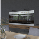 Casa si Gradina - Mobilier - Dulapuri si sifoniere - Dulapuri - Dulap superior, stejar lancelot/gri mat, VEGA 40 G-72 1F - Infinity.ro