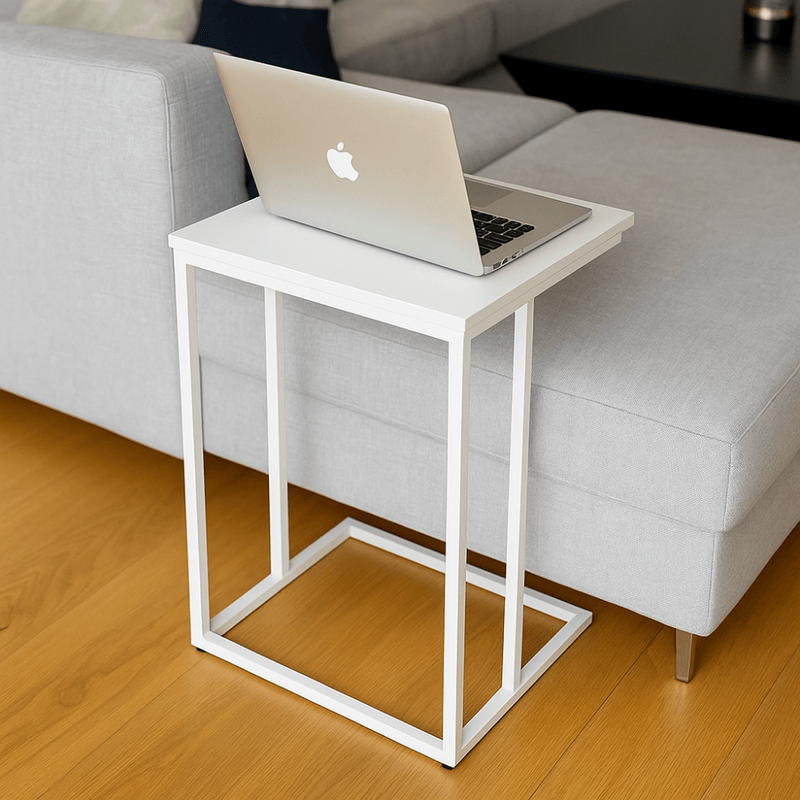 Casa si Gradina - Mobilier - Mese si birouri - Masute de cafea - Masuta portabila, alba, KALA - Infinity.ro