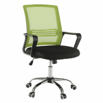 Casa si Gradina - Mobilier - Scaune si fotolii - Scaune - Scaun de birou, plasa verde/tesatura neagra, APOLO - Infinity.ro