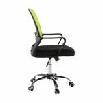 Casa si Gradina - Mobilier - Scaune si fotolii - Scaune - Scaun de birou, plasa verde/tesatura neagra, APOLO - Infinity.ro