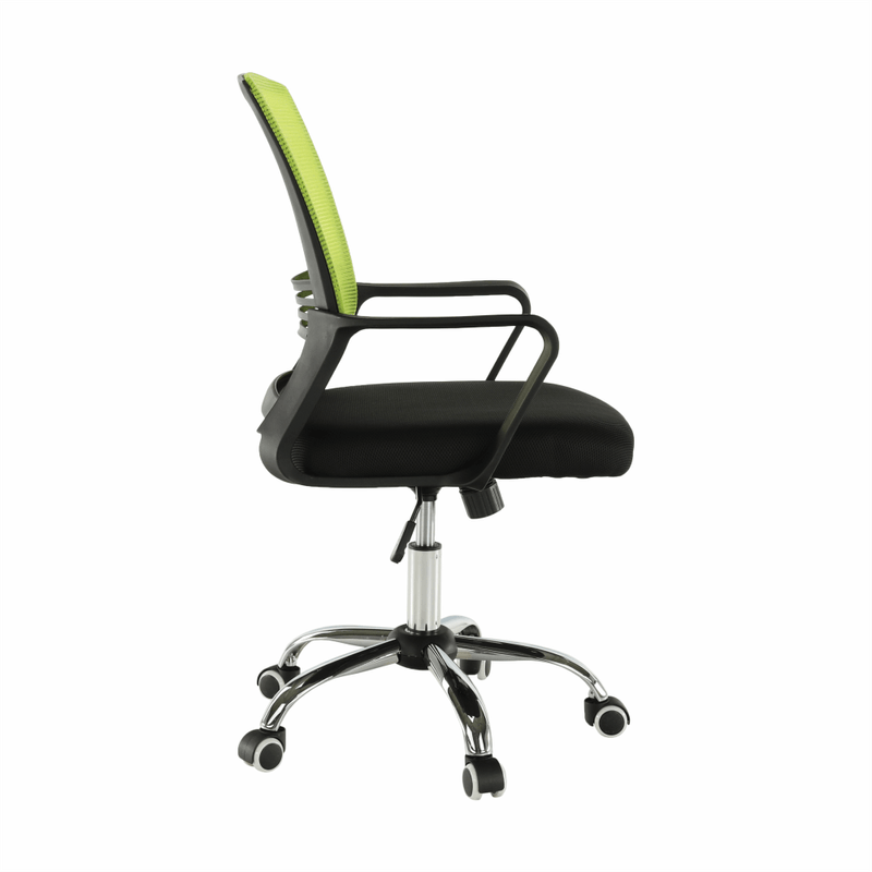 Casa si Gradina - Mobilier - Scaune si fotolii - Scaune - Scaun de birou, plasa verde/tesatura neagra, APOLO - Infinity.ro