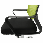 Casa si Gradina - Mobilier - Scaune si fotolii - Scaune - Scaun de birou, plasa verde/tesatura neagra, APOLO - Infinity.ro