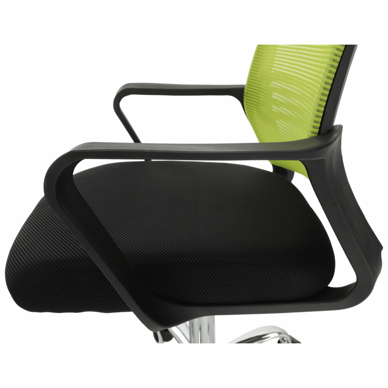 Casa si Gradina - Mobilier - Scaune si fotolii - Scaune - Scaun de birou, plasa verde/tesatura neagra, APOLO - Infinity.ro