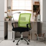 Casa si Gradina - Mobilier - Scaune si fotolii - Scaune - Scaun de birou, plasa verde/tesatura neagra, APOLO - Infinity.ro