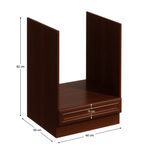 Casa si Gradina - Mobilier - Dulapuri si sifoniere - Dulapuri - Dulap inferior D60ZK pentru electrocasnice incorporate, nuc Milano, SICILIA - Infinity.ro