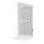 Casa si Gradina - Mobilier - Dulapuri si sifoniere - Dulapuri - Dulap superior G40S cu geam, model stanga, alb/pin Andersen, SICILIA - Infinity.ro