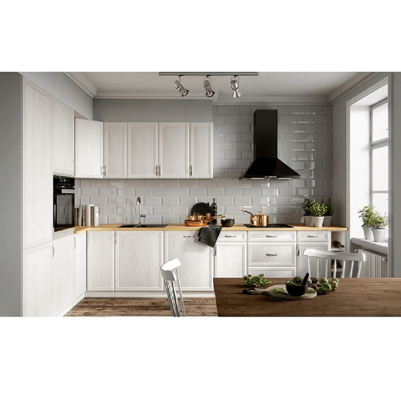 Casa si Gradina - Mobilier - Dulapuri si sifoniere - Dulapuri - Dulap superior G40S cu geam, model stanga, alb/pin Andersen, SICILIA - Infinity.ro