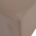 Casa si Gradina - Mobilier - Scaune si fotolii - Tabureti - Taburet pliabil,piele eco, maro deschis, TELA NEW - Infinity.ro