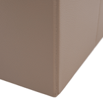 Casa si Gradina - Mobilier - Scaune si fotolii - Tabureti - Taburet pliabil,piele eco, maro deschis, TELA NEW - Infinity.ro