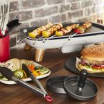 Casa si Gradina - Bucatarie si vesela - Ustensile bucatarie - Prese si storcatoare manuale - Presa pentru burgeri Tefal K1851134, 12 cm, acoperire antiaderenta, crestaturi pentru formare uniforma, compatibila cu - Infinity.ro