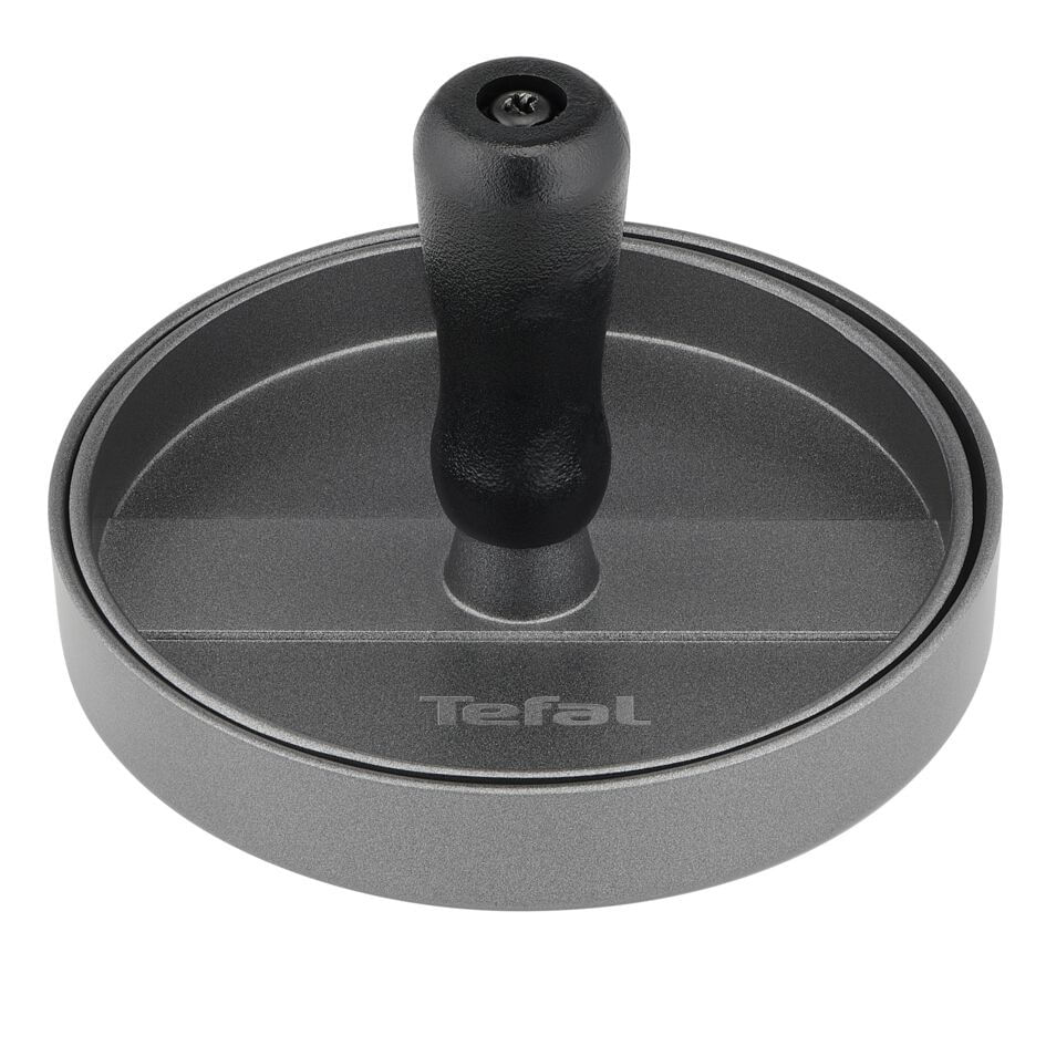 Presa pentru burgeri Tefal K1851134, 12 cm, acoperire antiaderenta, crestaturi pentru formare uniforma, compatibila cu