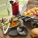 Casa si Gradina - Bucatarie si vesela - Ustensile bucatarie - Prese si storcatoare manuale - Presa pentru burgeri Tefal K1851134, 12 cm, acoperire antiaderenta, crestaturi pentru formare uniforma, compatibila cu - Infinity.ro