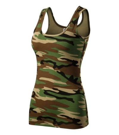 Top pentru dama, Camo Triumph C36, Malfini 2XL Camuflaj Maro