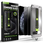 Laptop, Telefoane si Tablete - Telefoane mobile si accesorii - Accesorii Telefoane - Folii protectie telefoane - Folie pentru iPhone X / iPhone XS / iPhone 11 Pro (set 2) - Techsuit TitanGlass FullCover - Privacy - Infinity.ro