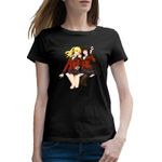 Fashion, accesorii si bijuterii - Femei - Imbracaminte femei - Tricouri si topuri femei - Tricou femei Poker Anime Girls Kakegurui Runa Yumeko, negru, marime S - Infinity.ro