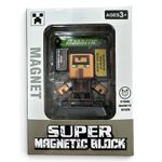 Jucarii, Copii si Bebe - Jucarii si jocuri - Figurine - Set 2 Figurine De Actiune Magnetice, Personaje Zombi, Design Cubic Pixelat, Jucarii Pentru Copii 3+ Ani - Infinity.ro