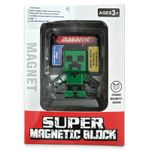 Jucarii, Copii si Bebe - Jucarii si jocuri - Figurine - Set 2 Figurine De Actiune Magnetice, Personaje Zombi, Design Cubic Pixelat, Jucarii Pentru Copii 3+ Ani - Infinity.ro
