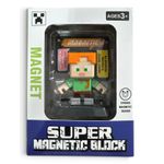 Jucarii, Copii si Bebe - Jucarii si jocuri - Figurine - Set 2 Figurine De Actiune Magnetice, Personaje Zombi, Design Cubic Pixelat, Jucarii Pentru Copii 3+ Ani - Infinity.ro