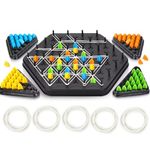 Jucarii, Copii si Bebe - Jucarii si jocuri - Jucarii & jocuri educative - Jucarii interactive - Joc Interactiv De Strategie Si Constructie Geometrica, Cu 84 Piese, 50 Benzi Elastice Si 4 Placi, Pentru Copii Si Adulti - Infinity.ro