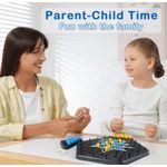 Jucarii, Copii si Bebe - Jucarii si jocuri - Jucarii & jocuri educative - Jucarii interactive - Joc Interactiv De Strategie Si Constructie Geometrica, Cu 84 Piese, 50 Benzi Elastice Si 4 Placi, Pentru Copii Si Adulti - Infinity.ro