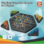 Jucarii, Copii si Bebe - Jucarii si jocuri - Jucarii & jocuri educative - Jucarii interactive - Joc Interactiv De Strategie Si Constructie Geometrica, Cu 84 Piese, 50 Benzi Elastice Si 4 Placi, Pentru Copii Si Adulti - Infinity.ro