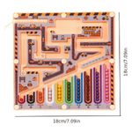 Jucarii, Copii si Bebe - Jucarii si jocuri - Jucarii & jocuri educative - Jocuri si jucarii educative - Joc Educativ Labirint Magnetic 2 In 1 Pentru Copii, Sortare Culori Si Numarare, Dezvoltarea Motricitatii Fine, 3+ Ani - Infinity.ro