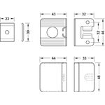 Casa si Gradina - Mobilier - Feronerie si accesorii mobila - Coltar cu masca pentru corp suspendat Alb - Infinity.ro