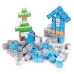 Jucarii, Copii si Bebe - Jucarii si jocuri - Seturi de constructie si cuburi - Seturi de constructie - Cuburi magnetice pentru copii, 124 piese, tematica iarna, multicolor KID008315 - Infinity.ro
