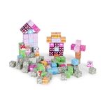 Jucarii, Copii si Bebe - Jucarii si jocuri - Seturi de constructie si cuburi - Seturi de constructie - Cuburi magnetice pentru copii, 113 piese, multicolor KID008360 - Infinity.ro
