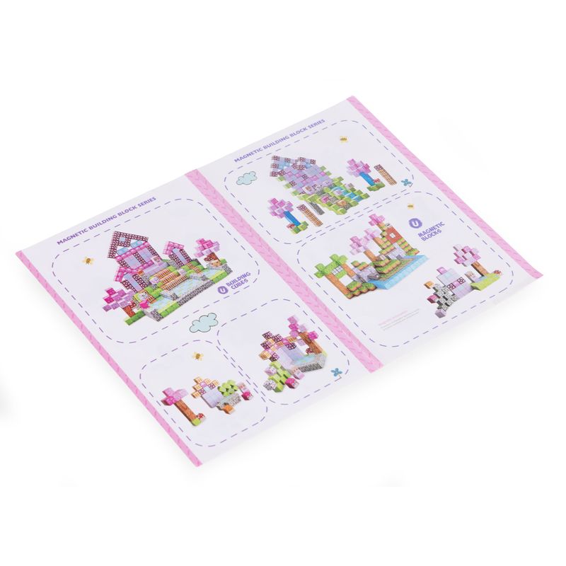 Jucarii, Copii si Bebe - Jucarii si jocuri - Seturi de constructie si cuburi - Seturi de constructie - Cuburi magnetice pentru copii, 113 piese, multicolor KID008360 - Infinity.ro