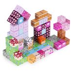 Jucarii, Copii si Bebe - Jucarii si jocuri - Seturi de constructie si cuburi - Seturi de constructie - Cuburi magnetice pentru copii, 113 piese, multicolor KID008360 - Infinity.ro