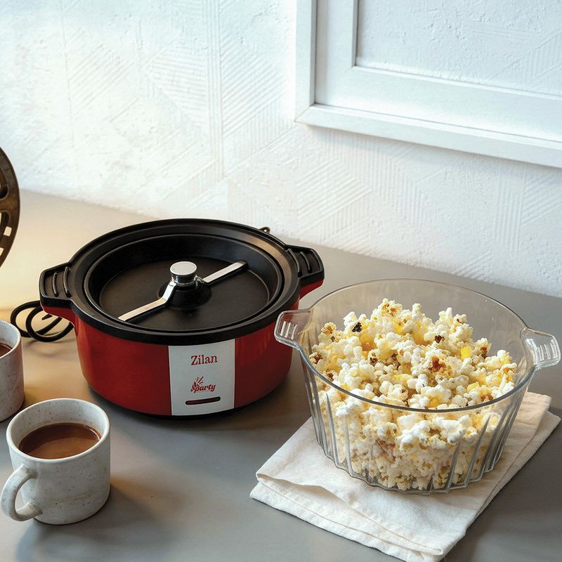 Electronice si Electrocasnice - Electrocasnice bucatarie - Aparate de gatit & desert - Aparate de preparat desert - Aparat de preparat popcorn Zilan ZLN5110 Party Series, 700 W, Bol 2 L, Preparare in 3-5 minute - Infinity.ro