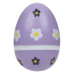 Casa si Gradina - Decoratiuni - Decoratiuni de sezon - Ou Decorativ de Paste din Lemn Colorat, 6 cm, Set 6 buc - Infinity.ro