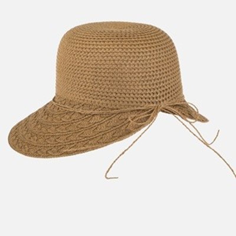 Fashion, accesorii si bijuterii - Femei - Accesorii femei - Caciuli si palarii femei - Palarie de paie cu dantela pentru femei, bor lat, marime reglabila - Infinity.ro