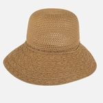 Fashion, accesorii si bijuterii - Femei - Accesorii femei - Caciuli si palarii femei - Palarie de paie cu dantela pentru femei, bor lat, marime reglabila - Infinity.ro