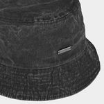 Fashion, accesorii si bijuterii - Barbati - Accesorii barbati - Caciuli si sepci barbati - Palarie Bucket din Bumbac Gri Stonewashed pentru Barbati, Marimea 59 - Infinity.ro