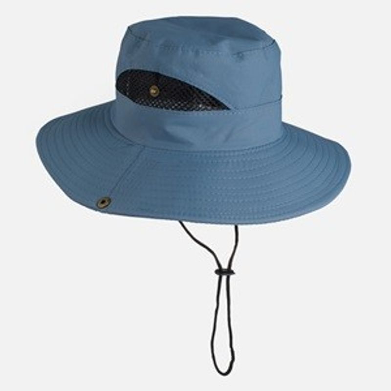 Fashion, accesorii si bijuterii - Barbati - Accesorii barbati - Caciuli si sepci barbati - Palarie bucket albastra pentru barbati, poliester, marimea 59 - Infinity.ro