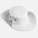 Fashion, accesorii si bijuterii - Barbati - Accesorii barbati - Caciuli si sepci barbati - Palarie Bucket Alba pentru Barbati, Poliester, Marimea 59 - Infinity.ro