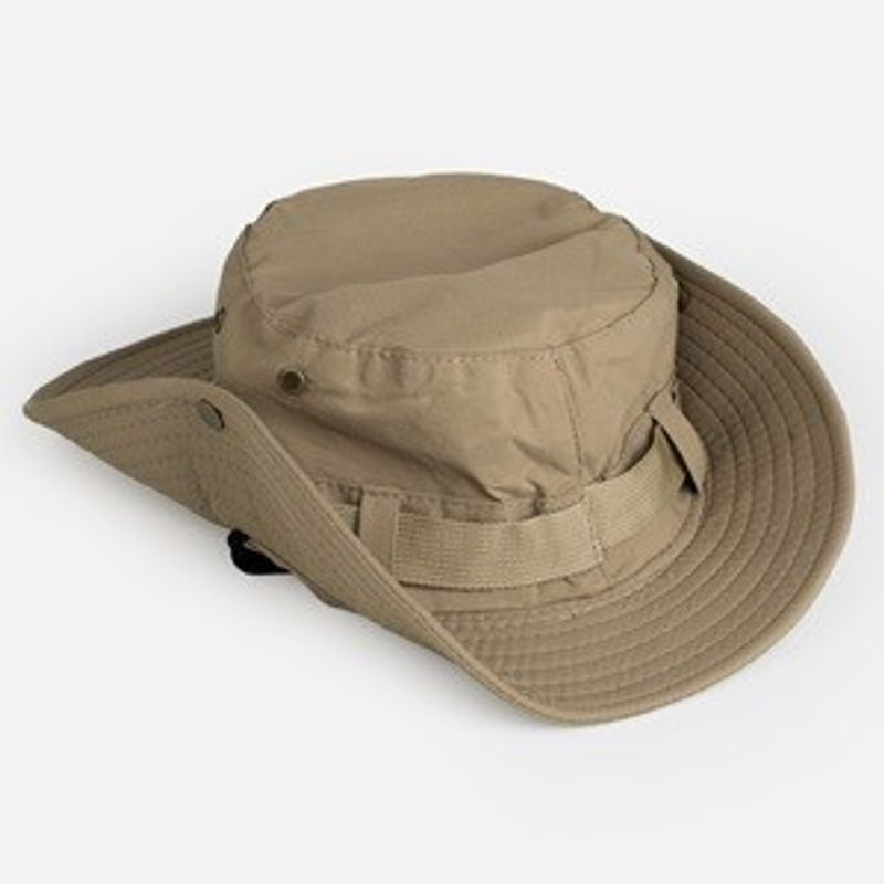 Fashion, accesorii si bijuterii - Barbati - Accesorii barbati - Caciuli si sepci barbati - Palarie bucket bej pentru barbati, poliester, marimea 59 - Infinity.ro